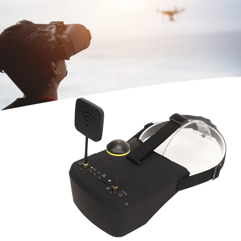 FPV Goggles DVR 5 Inch 5.8Ghz 40CH 800x480 Inbuilt 2000mAh