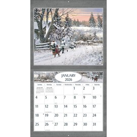 LANG Hockey Hockey Hockey 2026 Wall Calendar (26991001916)