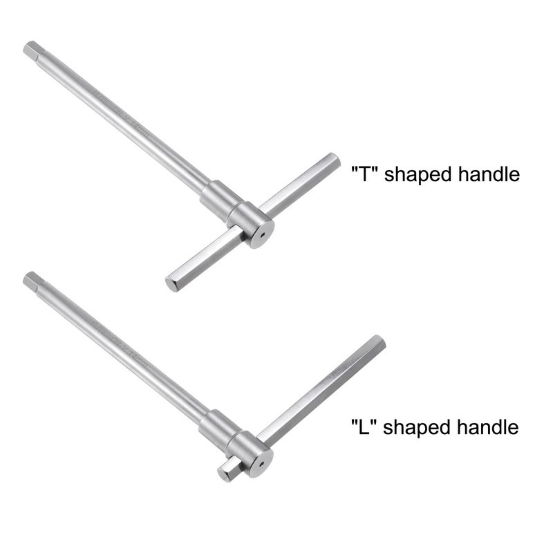 sourcing map 14mm Sliding T-Handle Hex Key Wrench for Fast-Spinning,