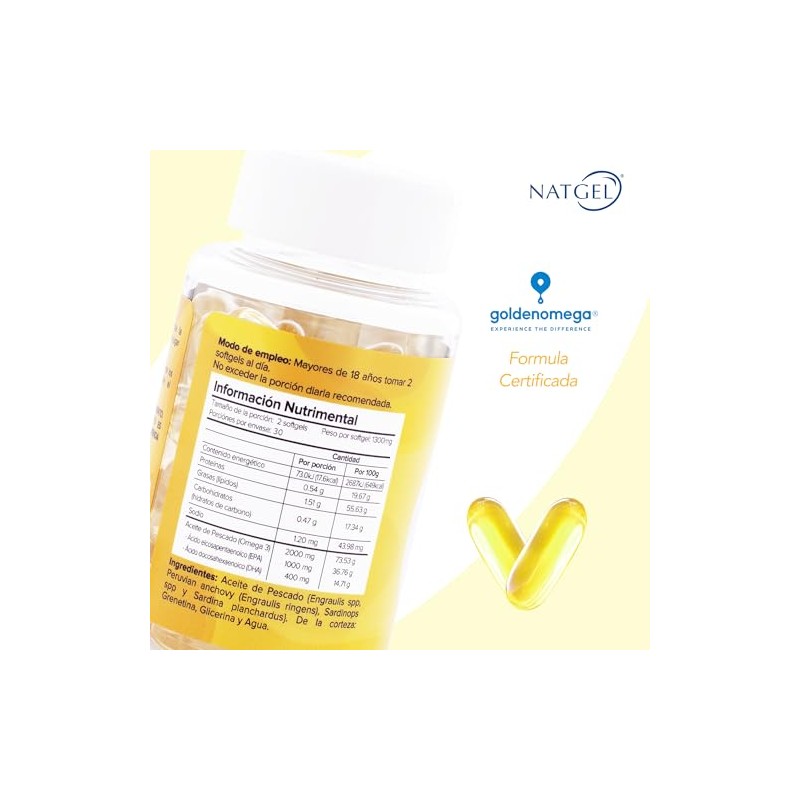 OMEGA 3 PLATINUM, 60 cápsulas