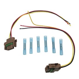 55077120AB Turn Signal Connector Compatible with Dodge Ram 2500 2003-2009, Pigtail Plug Wiring Harness Replace 5303228 55077120AC, Pack of 2