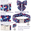 Patriotic Bow Tie Collar - American Flag Design for Small