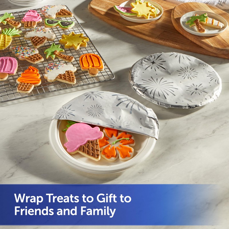 Reynolds Wrap Fun Foil with Festive Pattern, Embossed Aluminum Foil