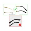 6 Pairs Temple Tips for Eyeglasses Thin (1.0 mm to