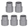 TOP-VIGOR 5Pcs PVC DWV Reducing Coupling, 40mm x 50mm Socket