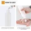 4 Pieces 200ml Travel Bottles Empty Refillable Squeeze Bottle with