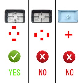 HUYUN Performance Gaming keycaps Replacement for Romer-G Switch Logit G310 G413 G613 G810 K840 G910 Mechanical Keyboard (Red 11 Keys)