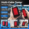 Professional Network Cable Tester, 3-in-1 RJ45 RJ11 BNC Ethernet Tester
