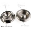 Hsthe Sea 6pcs Stainless Steel Egg Cup Holder Set for