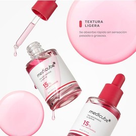 MEDICUBE TXA Niacinamide 15 Serum, Sérum Facial Coreano con 15% TXA + Niacinamida, para Luminosidad, Tono Desigual y Marcas Visibles, 30 ml