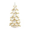 Mud Pie Gold Cermaic Tree, 6" x 3", Small