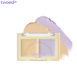 TWOEDIT Skin Cover Conceal Palette 3g, Color:02 Tone Correcting Light