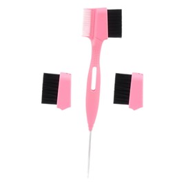 BIUDECO Professional Eyebrow Brush Set Double-headed Comb Brush Hair Edge Tool Easy to Use Portable