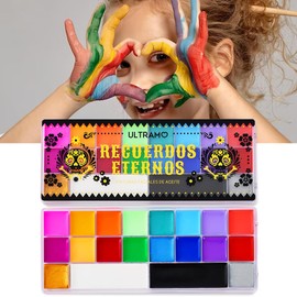 Pintura Facial y Pintura Corporal, Kit de 20 Colores de Pintura Facial (01)