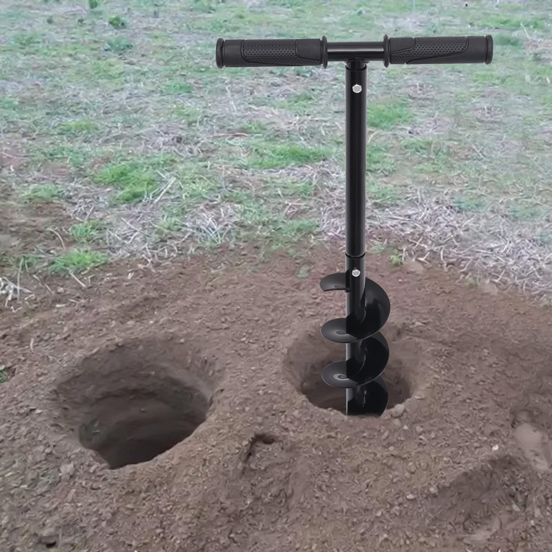 Hand Post Hole Digger, Garden Auger Drill Spiral Drill Planter