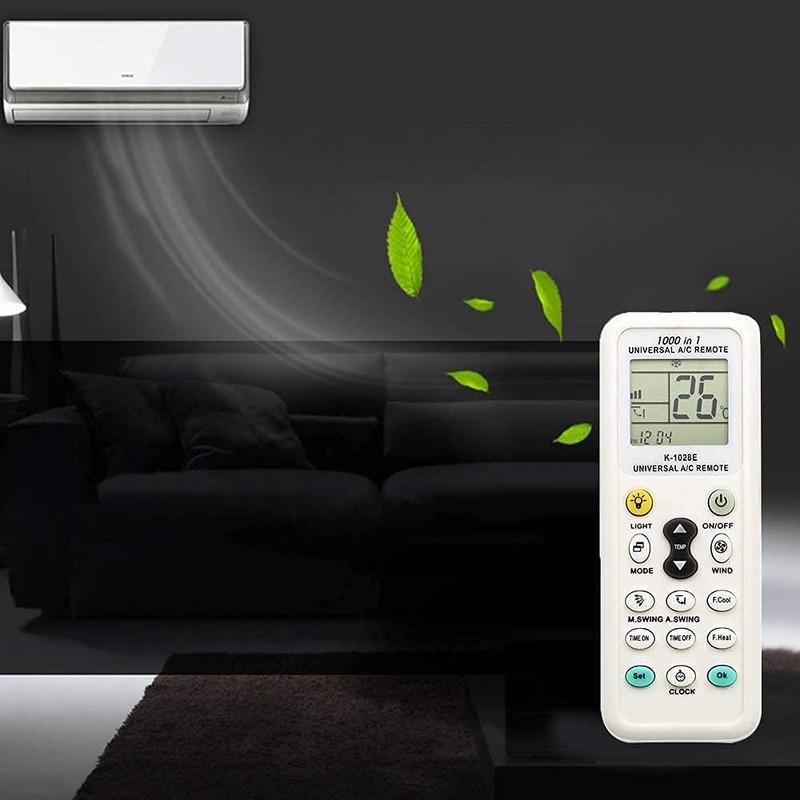 YFFSFDC Air Conditioner Remote Control, Universal K-1028E Compatible with 1000