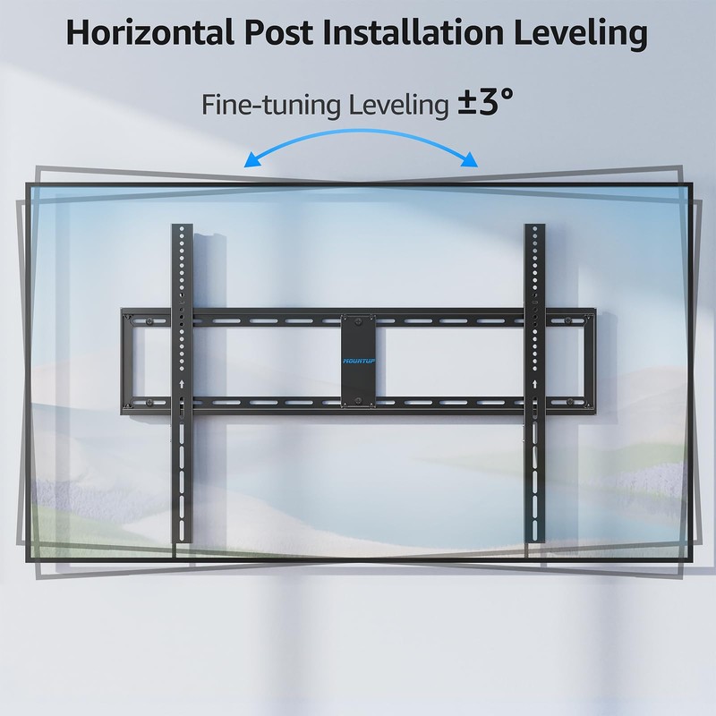 MOUNTUP Fixed TV Wall Mount for Most 55-120" TVs, Heavy