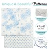 FOREVERPURE Baby Swaddle Blanket Set, Muslin Swaddle Blanket for Girls