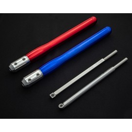 Simple Woodturning Tools Acrylic/Resin Set of 2 Carbide Tools for Turning Acrylic/Resin/Hybrid on a Wood Lathe - USA Made, 9" Tools, 12" Colored Handles (2 Tool Set)