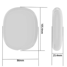 HoneTeek Silicone Case Cover for AirPods Max Headphones,Ear Pad Case Cover/Ear Cups Cover,Skin Anti-Scratch,Silicone Anti-Scratch Protective Case for AirPod Max