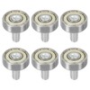 PATIKIL 19mm Drawer Rollers, 6 Pack Drawer Pulley Replacement Wheels
