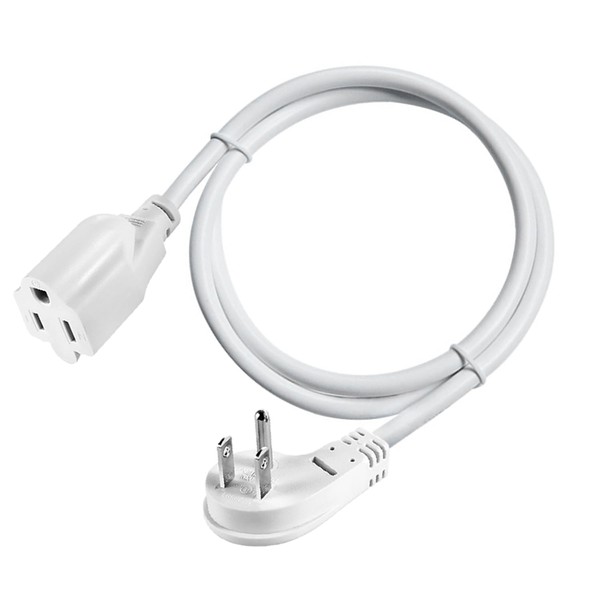Critin 1875W Short Extension Cord,15A Flat Plug Heavy Duty Extension