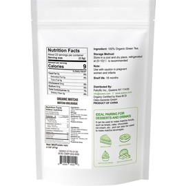 Soeos Organic Matcha Powder, Matcha Green Tea Powder, 2 oz (2 Pack), Total 4 oz, Antioxidant-Rich Japanese Matcha for Lattes, Smoothies and Baking, Recyclable Bags