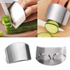 AYNKH 2PCS Kitchen Gadgets Finger Guard, Stainless Steel Hand Protector