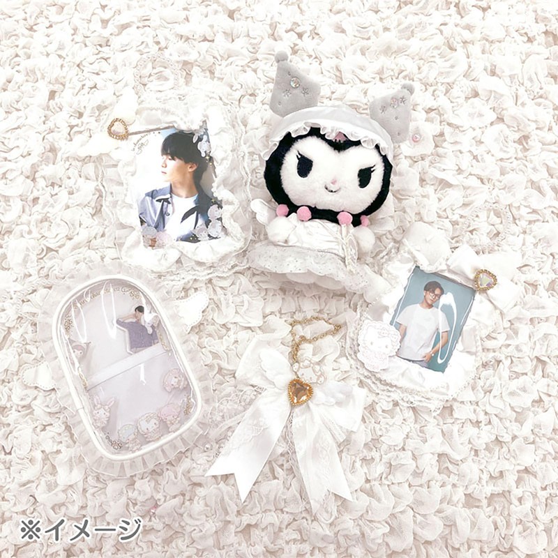 Sanrio Trading Card Holder (Enjoy Idol Pure White Angel) Kuromi