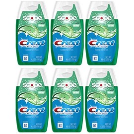 Crest Complete Whitening Plus Scope Multi-Benefit Fluoride Liquid Gel Toothpaste, Minty Fresh, 4.6 Ounce (Pack of 6)