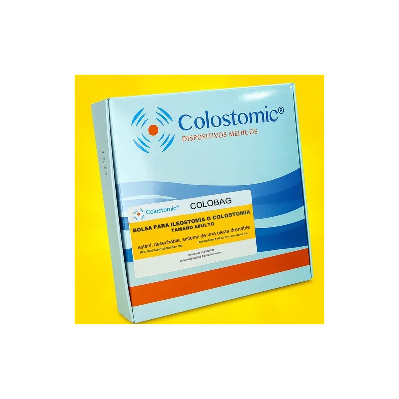 Bolsa Colostomía Adulto Caja 20 Piezas Recortable Y Drenable