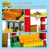 WEMEWEME School Bus Building Blocks Set 488PCS Creative Vehicle Model