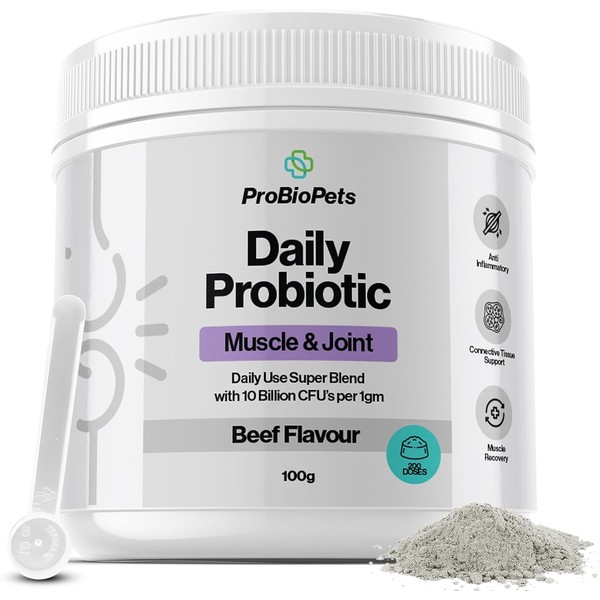 Probiotic Joint and Muscle Powder for Dogs - 100g -