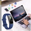 Letscom Smart Watch Tracker HR Activity Watch Blue