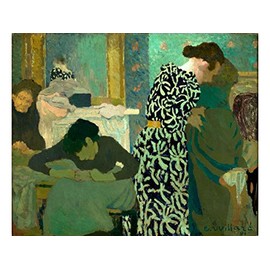 The Flowered Dress by Edouard Vuillard