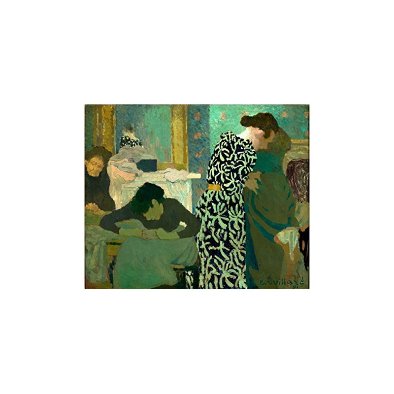 The Flowered Dress by Edouard Vuillard