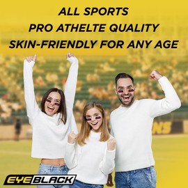 EyeBlack Heart My Mom Eye Black Pair Strips - I Love My Mommy, Express Appreciation for Mama with Long-Lasting Heartfelt Love for Your Mother (24 Strips)