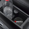 TSUGAMI Car Cup Holder Coaster, 2 PCS Carbon Fiber Non-Slip