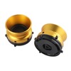 1 Pair NAB Hub Adapters Professional Polished Aluminum Alloy 10