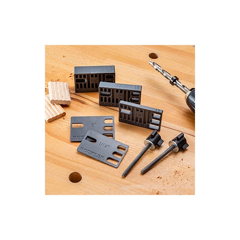 Rockler Spacer Kit for Beadlock Jig w/Three Wing Knobs &