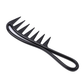 1Pc Black Large Tooth Detangle Comb Shampoo Wide Teeth Comb Hair Salon Shampoo Comb Unbreakable,Hair Combs,Beauty and Personal Care Hair Combs Styling Tools and Appliances