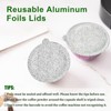 Clinuse Aluminum Foils Lids Seals for Nespresso Vertuo Pods, 100Pcs