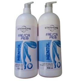 STANHOME Frescapie 930 ml Marca Stanhome, loción crema para el descanso de los pies. Paquete de 2 piezas (Mentol)