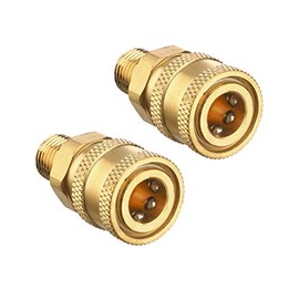 Tool Daily Pressure Washer Coupler, Quick Connect Plug, 1/4 Inch Female NPT Fitting, 5000 PSI, 2-Pack
