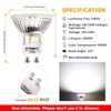 DiCUNO GU10 LED Bulbs 5W Daylight White 6000K, 500lm, 120