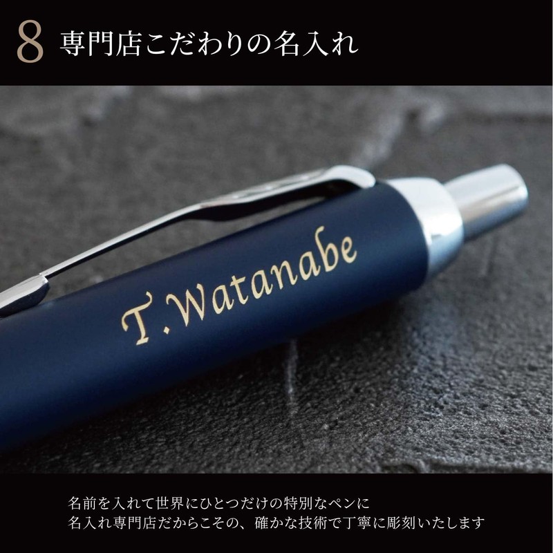 Kizamu PARKER IMCT Ballpoint Pen, 7-Piece Special Value Gift Set,