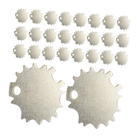 Gatuida 50pcs Hairdressing Shears Tension Key Multi Tooth Adjustment Tool for Scissors Precision Design for Easy Adjustments Use Salons User Friendly Grooming Shears Tightening