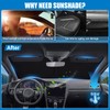 XCBYT Sun Protection Car Windscreen for Ford Fiesta 2017-2024, Thickened
