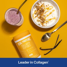 Vital Proteins Collagen Peptides Powder Vanilla - Supports Hair, Skin, Nails, Bones, Joints, Powder for Women