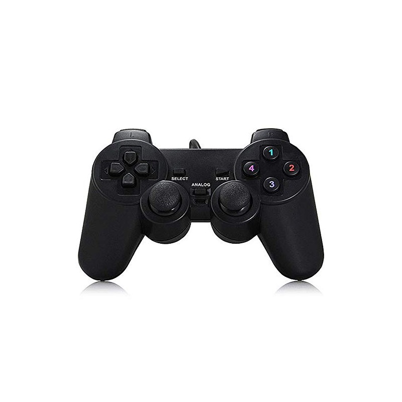 ゲームパッド pc用ゲームパッド ゲームパッドコントローラー USB有線ゲームパッドシングル/ダブル 2重振動ゲームコントローラ 印キーは感圧 ジョイスティック360° 遅延なし コントローラー 有線